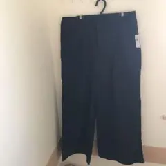 新品　値札付　GAP 紺色　カーキパンツ　ワイドパンツ　大きめ　8