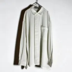 BARBA バルバ 七分袖スキッパーシャツ 38 トーブベージュ クチート 