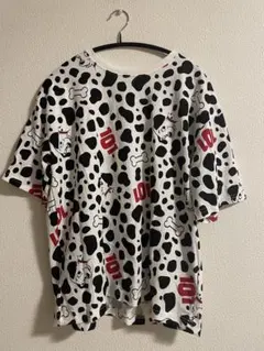 試着のみ⭐︎しまむら 101匹わんちゃん 総柄Tシャツ Lサイズのサムネイル