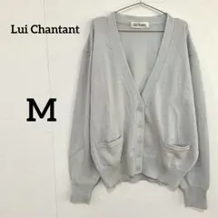 【Lui Chantant】ウール100％ Vネックカーディガン 38サイズのサムネイル