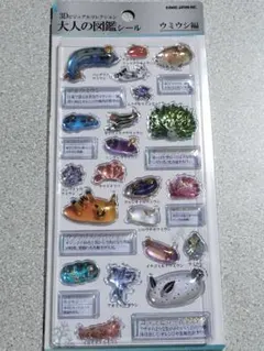 新品未使用！3Dビジュアルコレクション☆大人の図鑑シール☆ウミウシ編