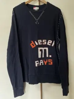 diesel スウェット　ネイビー