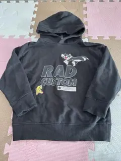 ラッドカスタム　パーカー　黒　120 スウェット