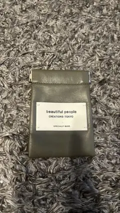 beautiful people コインケースレザー、袋付き♡