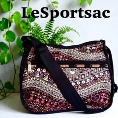 美品 LeSportsac レスポートサック ショルダーバッグ 花柄 総柄