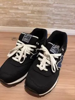 New Balance 574 ブラックスニーカー