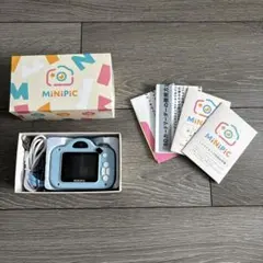 ！！だるお様専用！！ 【新品】未使用　MINIPiC キッズカメラ 水色 本体