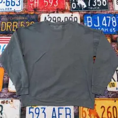 ゆ*き様 フルーツオブザルーム 無地スウェット グレー L トレーナー シンプル