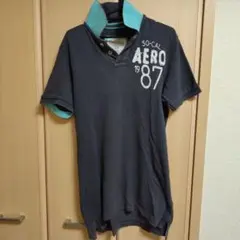 Aeropostale ポロシャツ ネイビー Sサイズのサムネイル