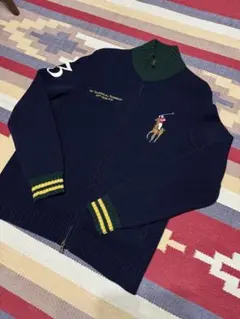 ポロバイラルフローレン ジップ ニット セーター