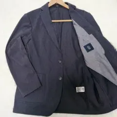 【美品】EDWIN エドウィン デニスラ テーラードジャケット ネイビー L