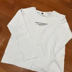 ピンクラテ　160 長袖Tシャツ　背面プリントあり