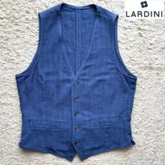 LARDINI ラルディーニ 麻混 ベスト ジレ 46 イタリア製 - メルカリ