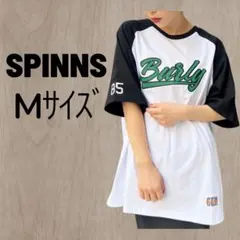 SPINNS スピンズ ラグラン Tシャツ 半袖 Mのサムネイル