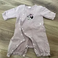 petit main ミニーマウスロンパース 70