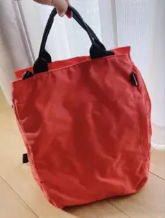 ROOTOTE レッド トートバッグ リュック2wayバッグ