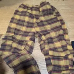 RODEO チェック柄ウエストゴムパンツ L