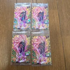 紅き仮面のサイヤ人　4枚セット