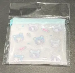 ナルミヤハッピーパーク クリアフラットポーチ ブルーベリエちゃん