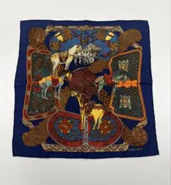 HERMES カレ90 シルクスカーフ Carousel - メルカリ