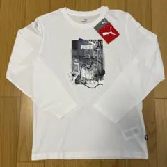PUMA プーマ　長袖　ロンT ホワイト　150㎝ お値下げ不可