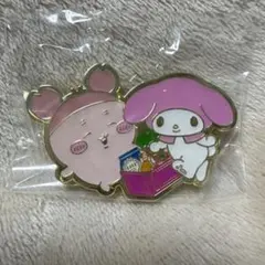サンリオちいかわピンバッジ古本屋マイメロ