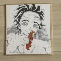 アニメ「鬼滅の刃」柱稽古ダイニング 新規ランダム複製ミニ色紙A 炭治郎