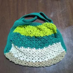 グラニーバッグ 多色 かぎ針編み