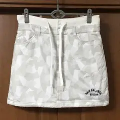 良品　ニューバランスゴルフ　中綿　スカート　２　白　new balance