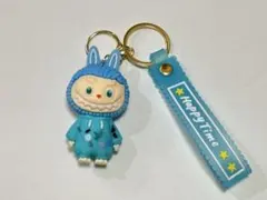 ラブブ キーホルダー (水色)
