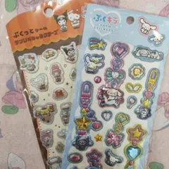 国内正規品 シナモロール ぷくキラ ぷくっとシール サンリオキャラクターズ