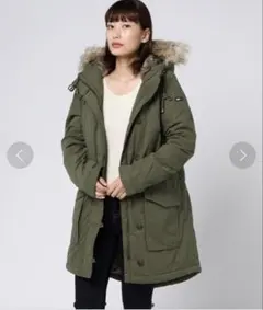 TOMMY HILFIGER ファー付きモッズコート