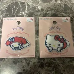 My Melody & Hello Kitty ワッペン