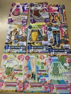 アイカツカード 9枚セット Aurora Fantasies
