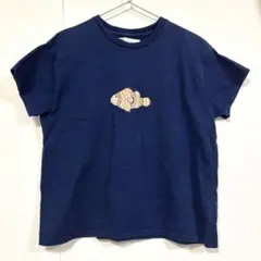 l'atelier du savon お魚アップリケ　Tシャツ　カットソーのサムネイル