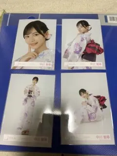 櫻坂46 中川智尋 生写真浴衣コンプ - メルカリ