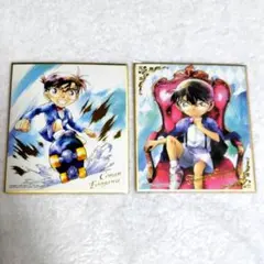 名探偵コナン 江戸川コナン 箔押しミニ色紙 ２枚セット