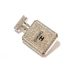Perfume 香水瓶 ストーン silver Chanel ブローチ♥小ぶりのサムネイル