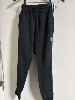adidas トラックパンツ 黒 S メンズ ジャージ 3ライン アディダス