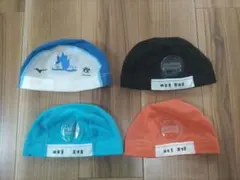 ルネサンス　水泳帽　スイミングキャップ　オレンジ　水色　黒　Lサイズ他