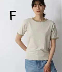 LOWRYS FARM ボーダーリンガーＴＳＳイエロー FREEサイズ