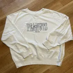 PEANUTS アイボリー トレーナー L