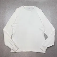 EDWIN ワッフル ロンT 長袖 サーマル 白 Sのサムネイル