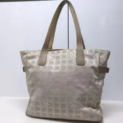 CHANEL シャネル トートバッグ ベージュ ファスナータイプ