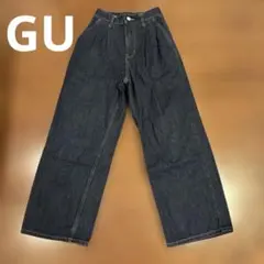 GU JEANS デニムパンツ ワイドシルエット