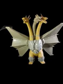 メカキングギドラ 硬質ソフビ フィギュア　傷有りのサムネイル