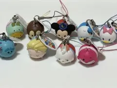 ディズニー　ツムツム　キャラクター ストラップ 10個セット
