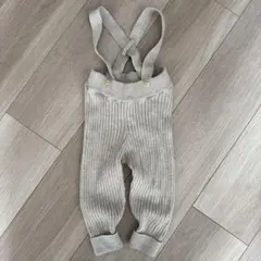 H&M オーガニックコットン　サスペンダーレギンス　75cm