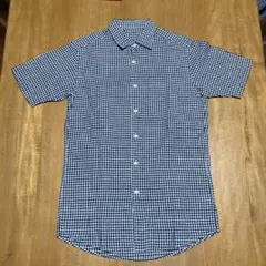 UNIQLO チェック柄 半袖シャツ Sサイズ