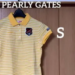 パーリーゲイツ　マスターバニー　ゴルフ　ポロシャツ　レディース　S 黄色